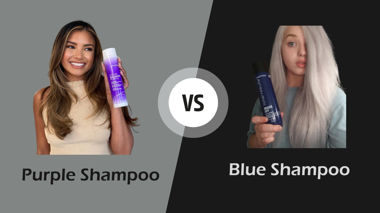 Blue shampoo vs Purple shampoo